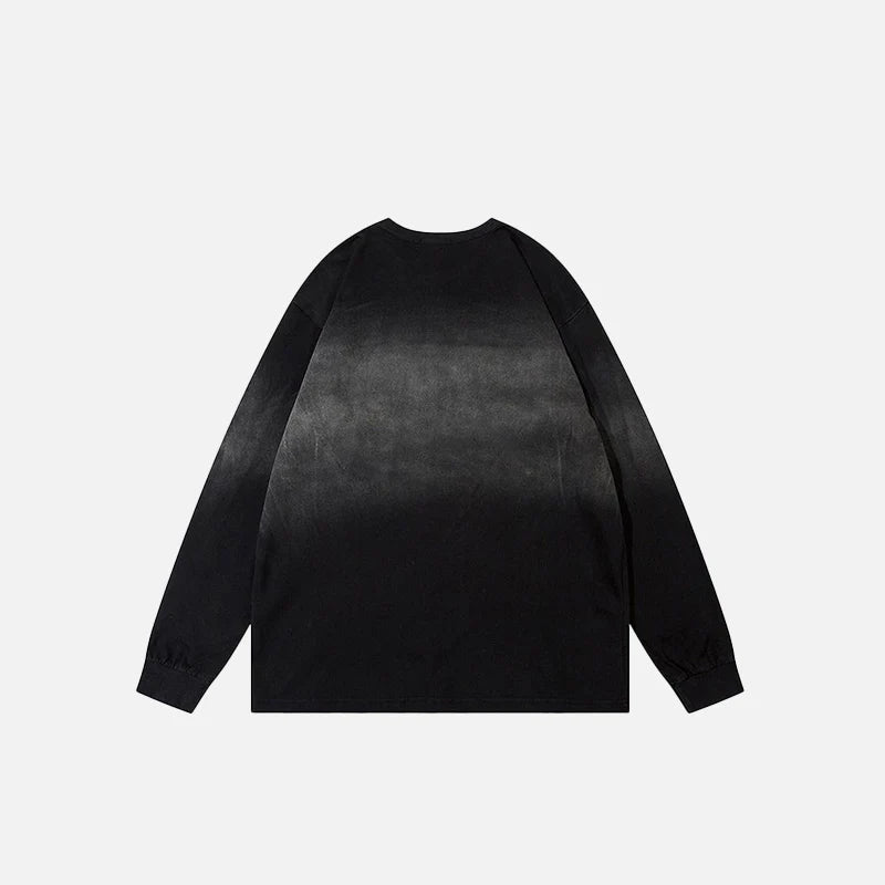 Y2k Chain Gradient Sweatshirt