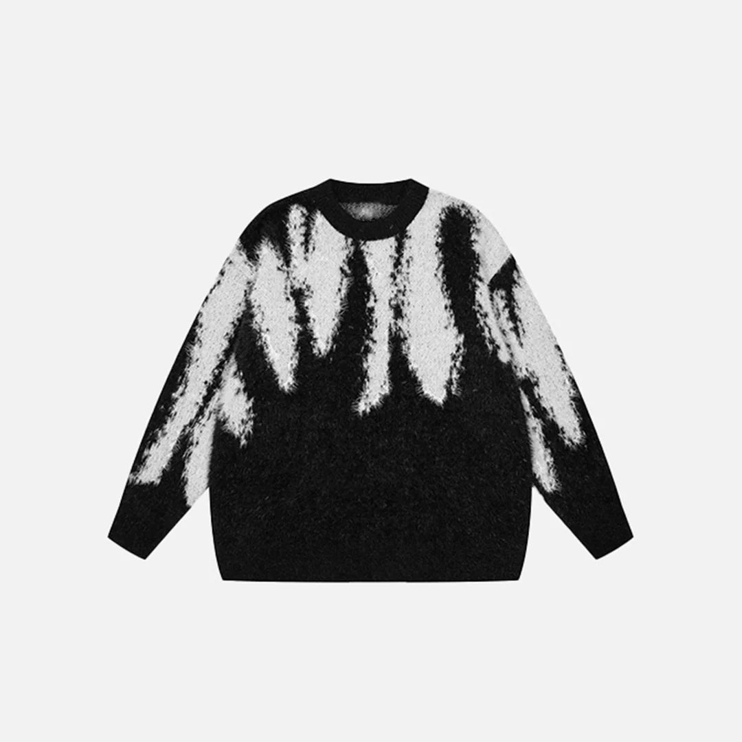 Tie Dye Knitted Sweater