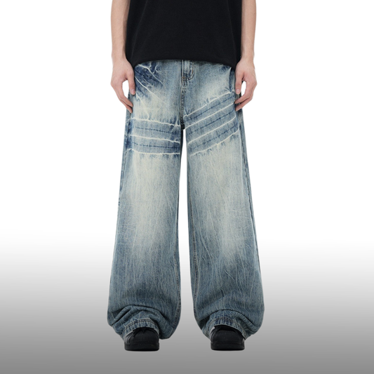 Bondage Zip Denim Pants