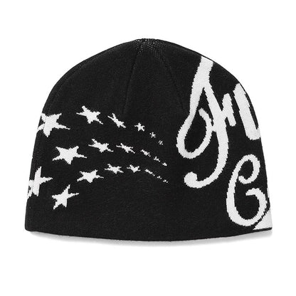 JACQUARD GUITAR BEANIE BLACK